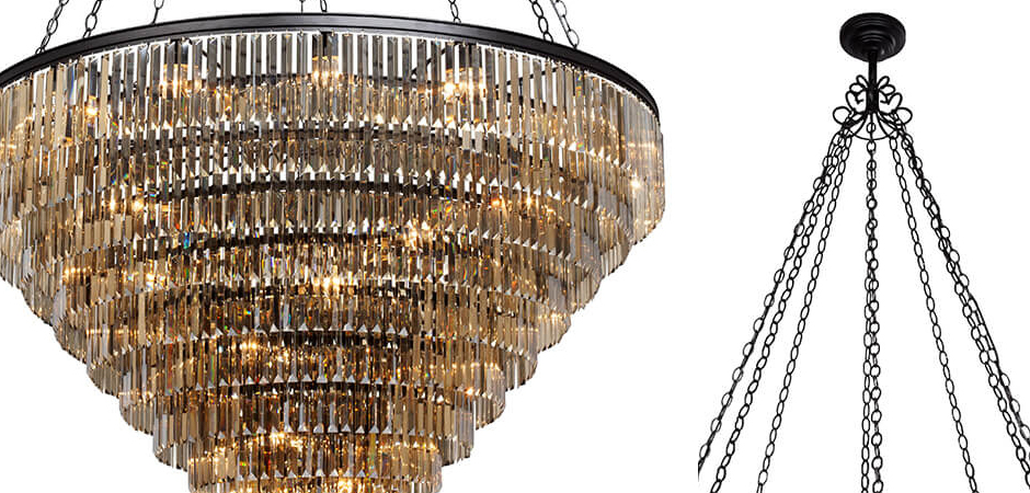 Большая Многоярусная люстра ODEON Amber GLASS 11-TIER диаметр 160 см Большая Многоярусная люстра ODEON Amber GLASS 11-TIER диаметр 160 см - Loft-Concept в Перми