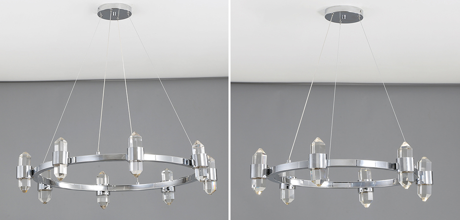 Люстра Crystal Ring Chandelier Chromium Люстра Crystal Ring Chandelier Chromium - Loft-Concept в Перми