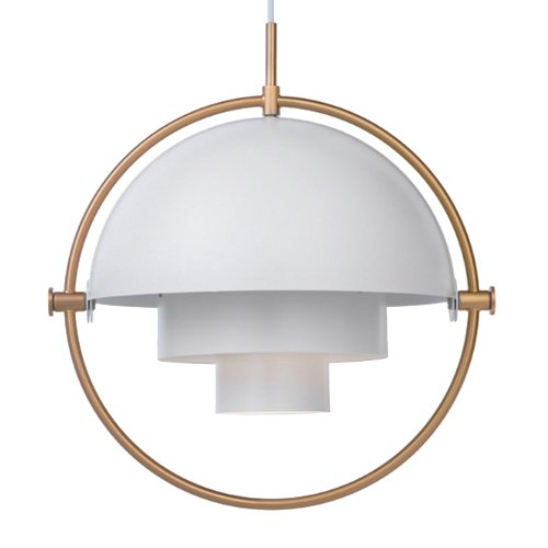 Люстра Louis Weisdorff Multi-lite Pendant White Латунь Белый в Перми | Loft Concept 