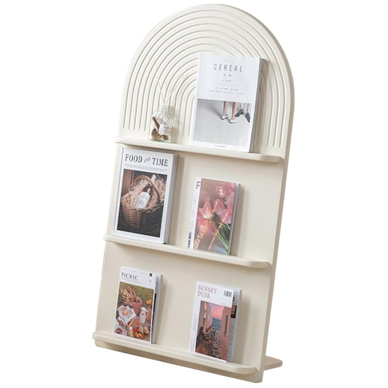 Полка для журналов и книг Syed Arch Shelf Stand ivory ( слоновая кость ) в Перми | Loft Concept 