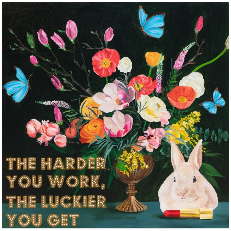 Картина The Harder You Work, The Luckier You Get Мульти в Перми | Loft Concept 