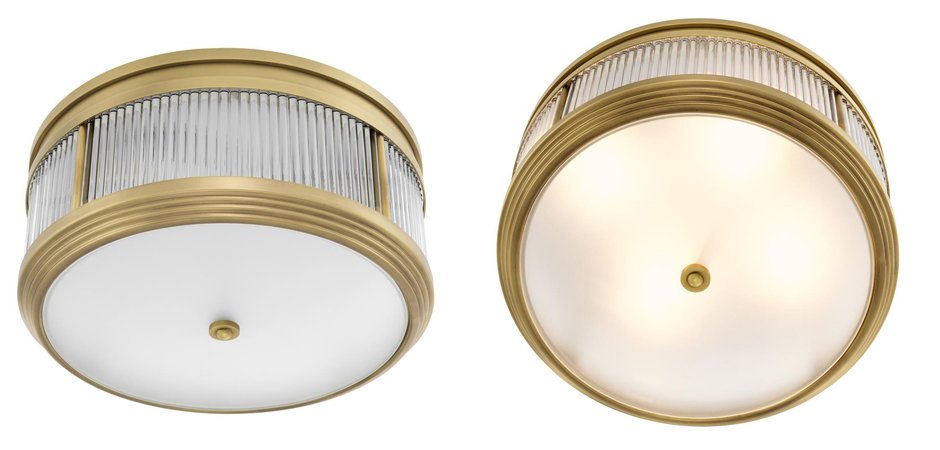 Потолочный светильник Ceiling Lamp Rousseau Antique brass Потолочный светильник Ceiling Lamp Rousseau Antique brass - Loft-Concept в Перми