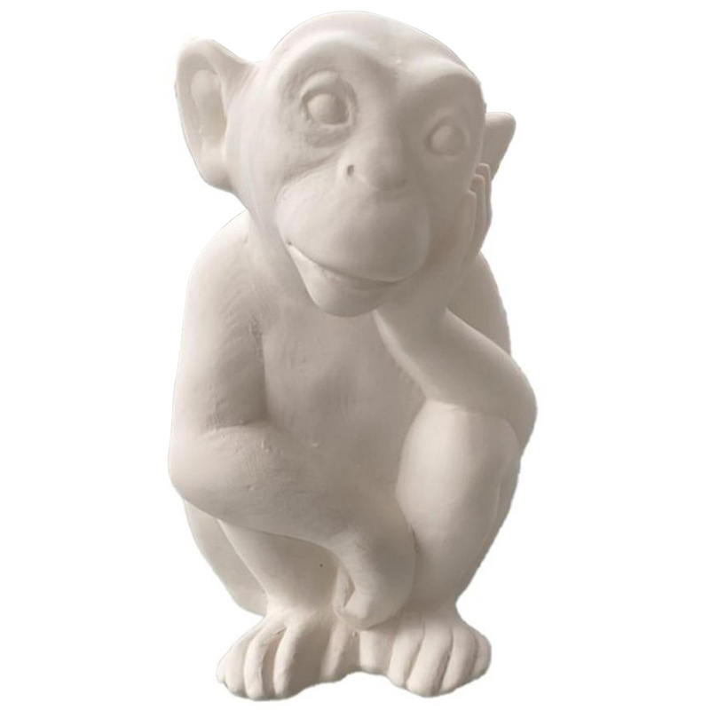 Статуэтка Abhika Monkey Bisc. Statuette Белый в Перми | Loft Concept 