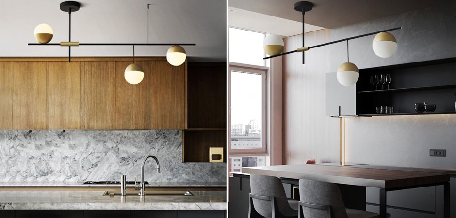 Люстра Balls white & brass 3 Люстра Balls white & brass 3 - Loft-Concept в Перми