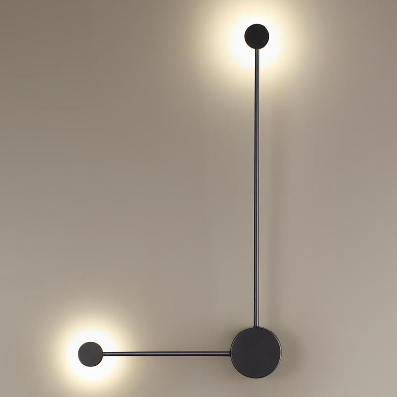 Бра Pin Wall Light Black Angle Черный в Перми | Loft Concept 