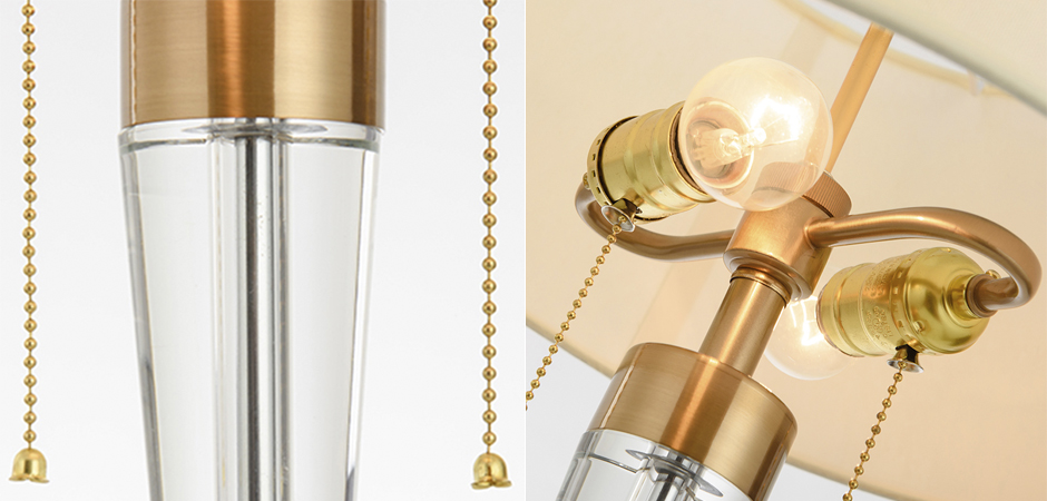 Настольная лампа Transparent Atlant Table lamp Настольная лампа Transparent Atlant Table lamp - Loft-Concept в Перми