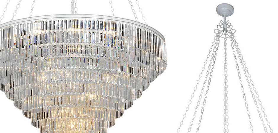 Большая Многоярусная люстра ODEON CLEAR GLASS 11-TIER диаметр 160 см Большая Многоярусная люстра ODEON CLEAR GLASS 11-TIER диаметр 160 см - Loft-Concept в Перми
