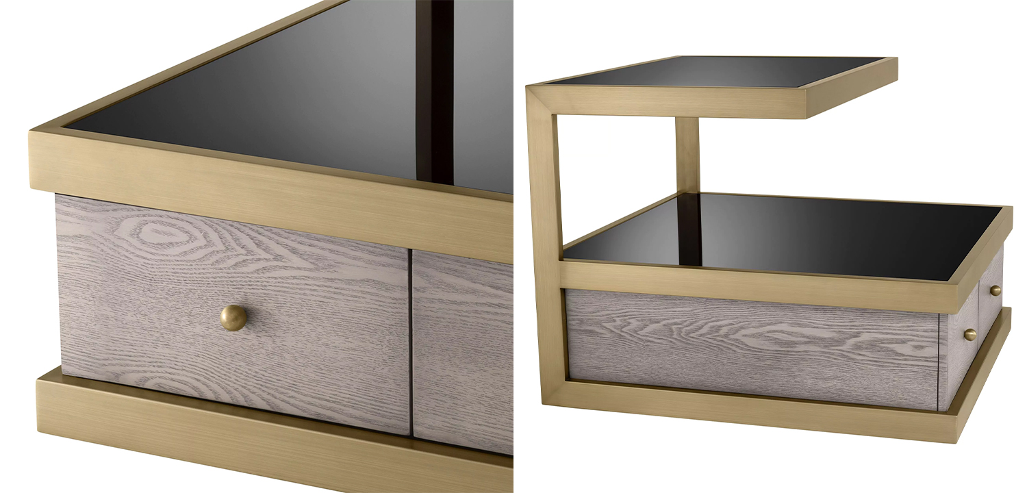 Приставной стол Eichholtz Side Table Kuboa - фото №1