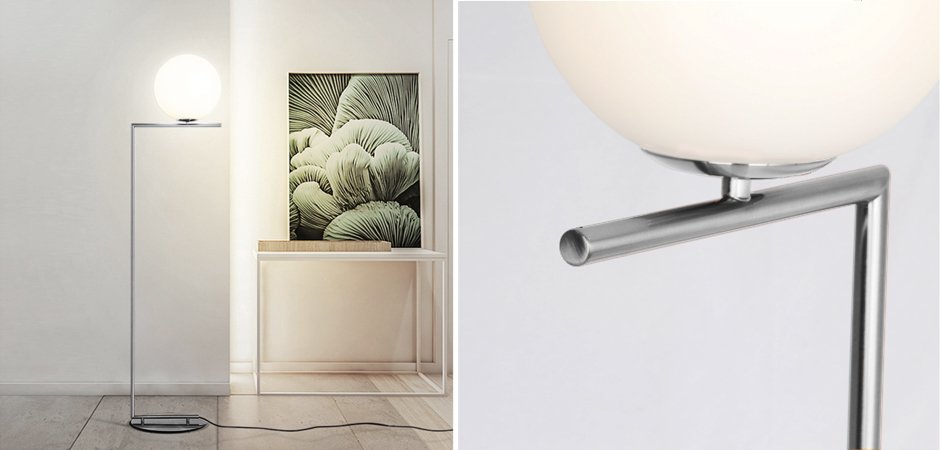 Торшер FLOS IC Lighting Flos Chrome Торшер FLOS IC Lighting Flos Chrome - Loft-Concept в Перми