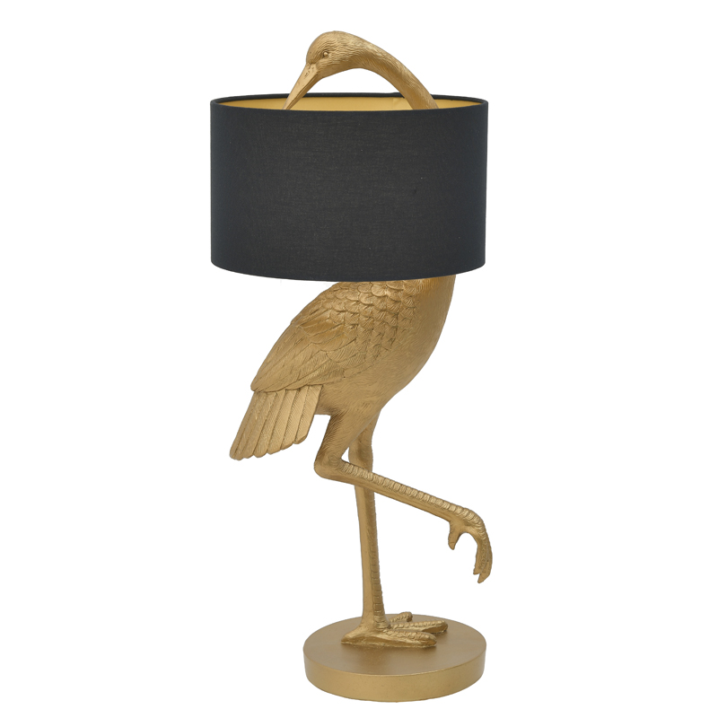 Настольная лампа Golden Stork Table lamp Золотой Черный в Перми | Loft Concept 