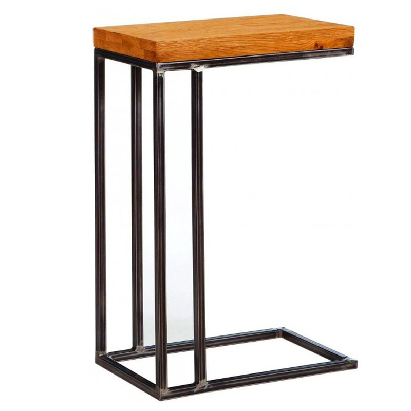 Приставной стол Industrial Oak Sybil Side Table Черный в Перми | Loft Concept 