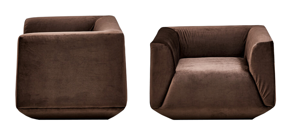 Armchair Cube Brown Большое Кресло Куб Armchair Cube Brown Большое Кресло Куб - Loft-Concept в Перми