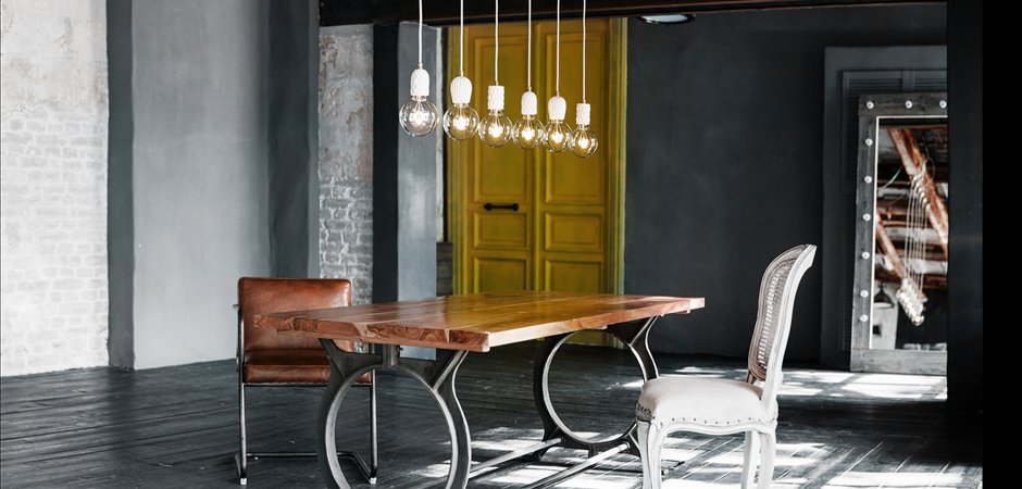 Подвесной светильник BETON RIB Подвесной светильник BETON RIB - Loft-Concept в Перми