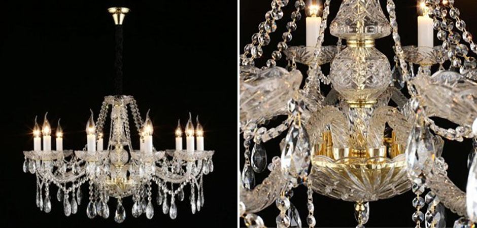 Люстра Crystal Lights Золотая Люстра Crystal Lights Золотая - Loft-Concept в Перми