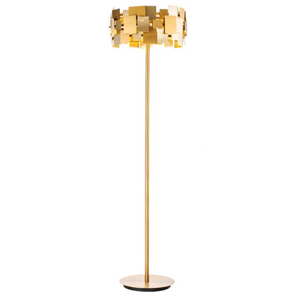 Торшер Gold Plate Floor Lamp  в Перми | Loft Concept 