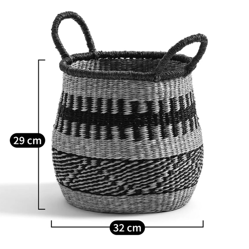 Круглая плетеная корзина Oyana Wicker Basket в Перми