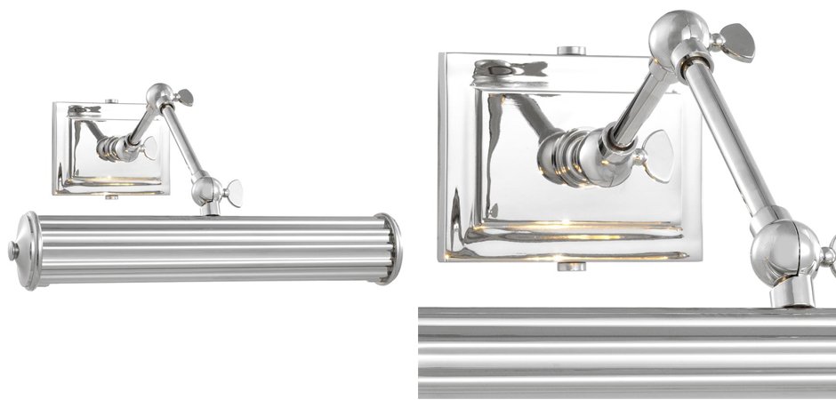 Бра Eichholtz Wall Lamp Luca S Nickel Бра Eichholtz Wall Lamp Luca S Nickel - Loft-Concept в Перми
