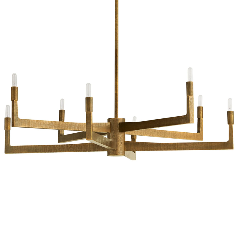 Люстра Arteriors GRIFF CHANDELIER Золотой Латунь в Перми | Loft Concept 