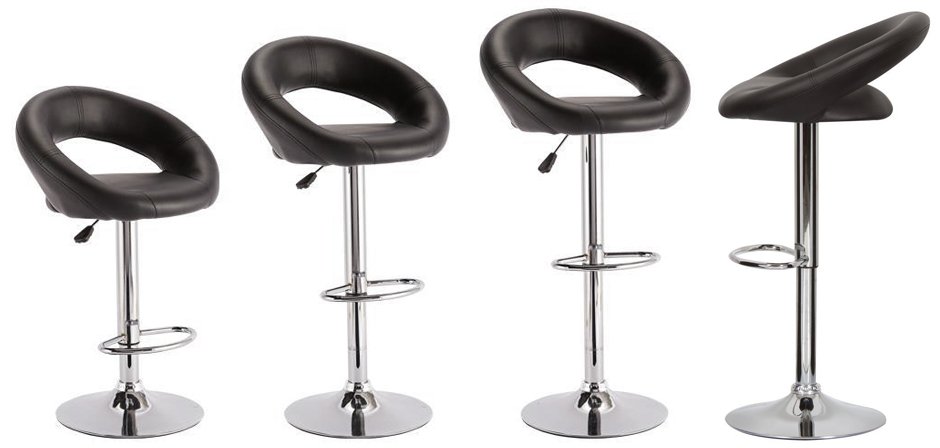 Барный стул Ring black Барный стул Ring black - Loft-Concept в Перми