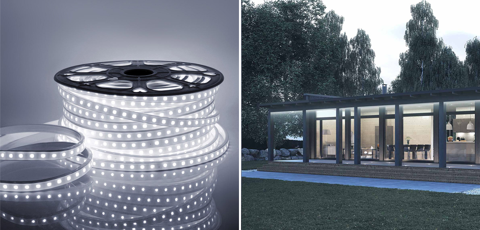 Комплект светодиодной ленты 6W/m 60LED/m 2835SMD холодный белый 5М Комплект светодиодной ленты 6W/m 60LED/m 2835SMD холодный белый 5М - Loft-Concept в Перми