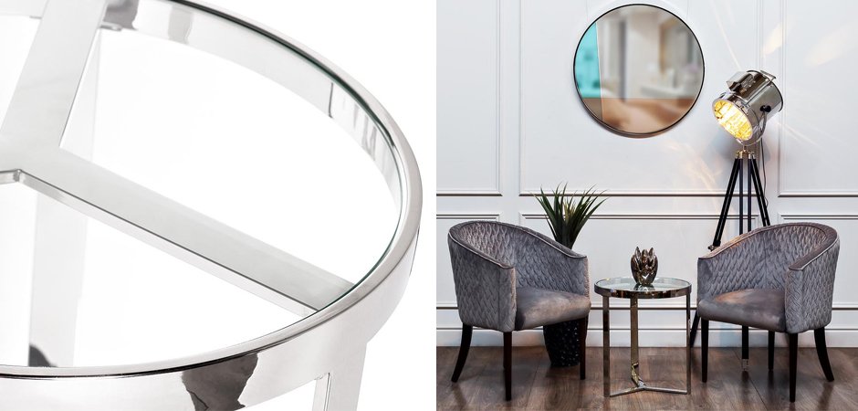 Приставной стол Neoclassic Tee Silver Приставной стол Neoclassic Tee Silver - Loft-Concept в Перми