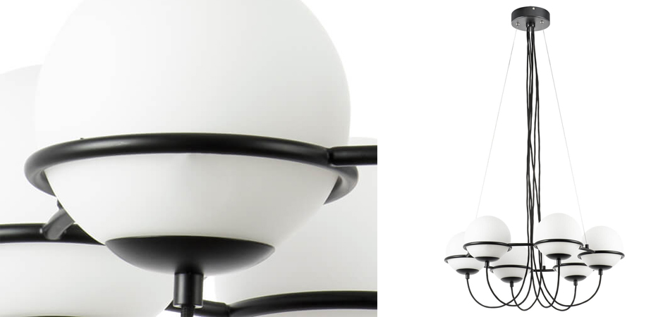 Люстра Melissa Chandelier Black 6 Люстра Melissa Chandelier Black 6 - Loft-Concept в Перми