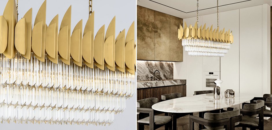 Подвесной светильник KEBO KING CHANDELIER Rectangle Подвесной светильник KEBO KING CHANDELIER Rectangle - Loft-Concept в Перми
