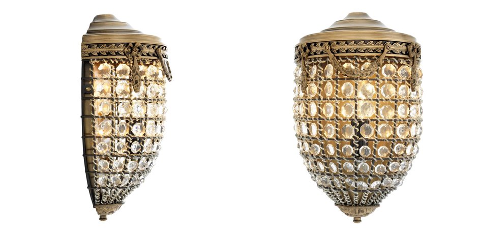 Бра Eichholtz Wall Lamp Emperor Brass - Loft-Concept в Перми