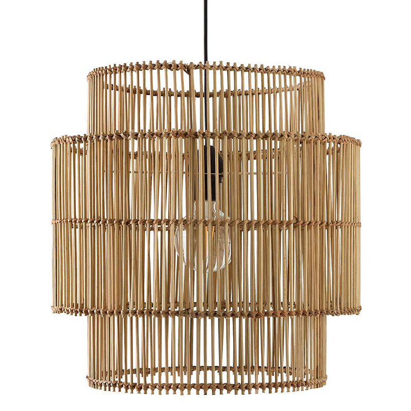 Подвесной светильник Larsen Wicker Bamboo Бежевый в Перми | Loft Concept 