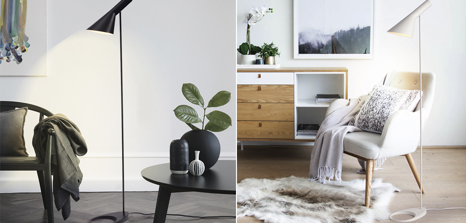 Торшер AJ Floor Lamp Black Торшер AJ Floor Lamp Black - Loft-Concept в Перми