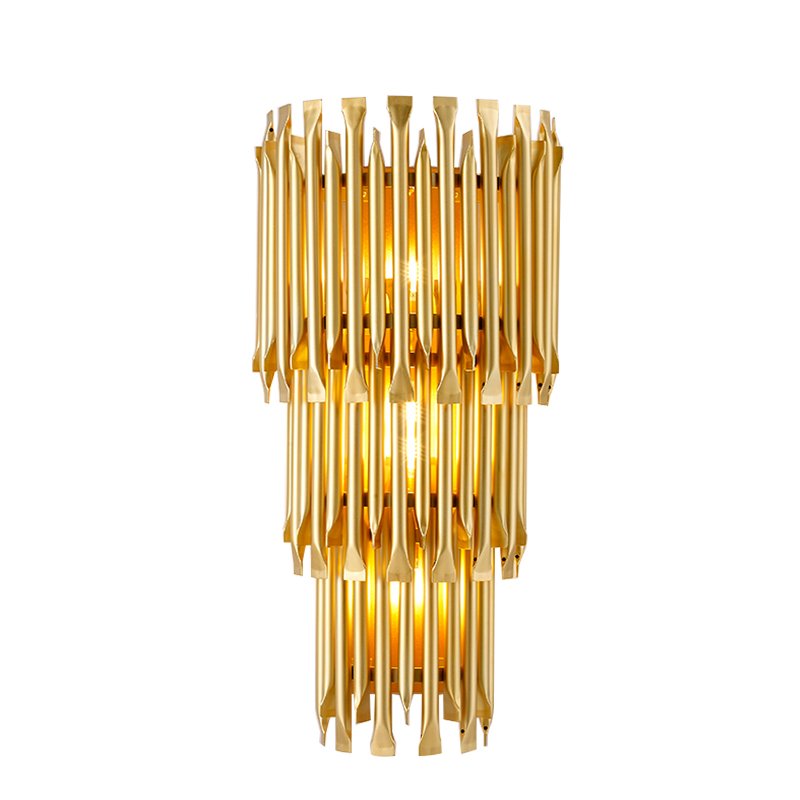 Бра MATHENY III WALL LAMP by DELIGHTFULL Gold Глянцевое золото матовое золото в Перми | Loft Concept 