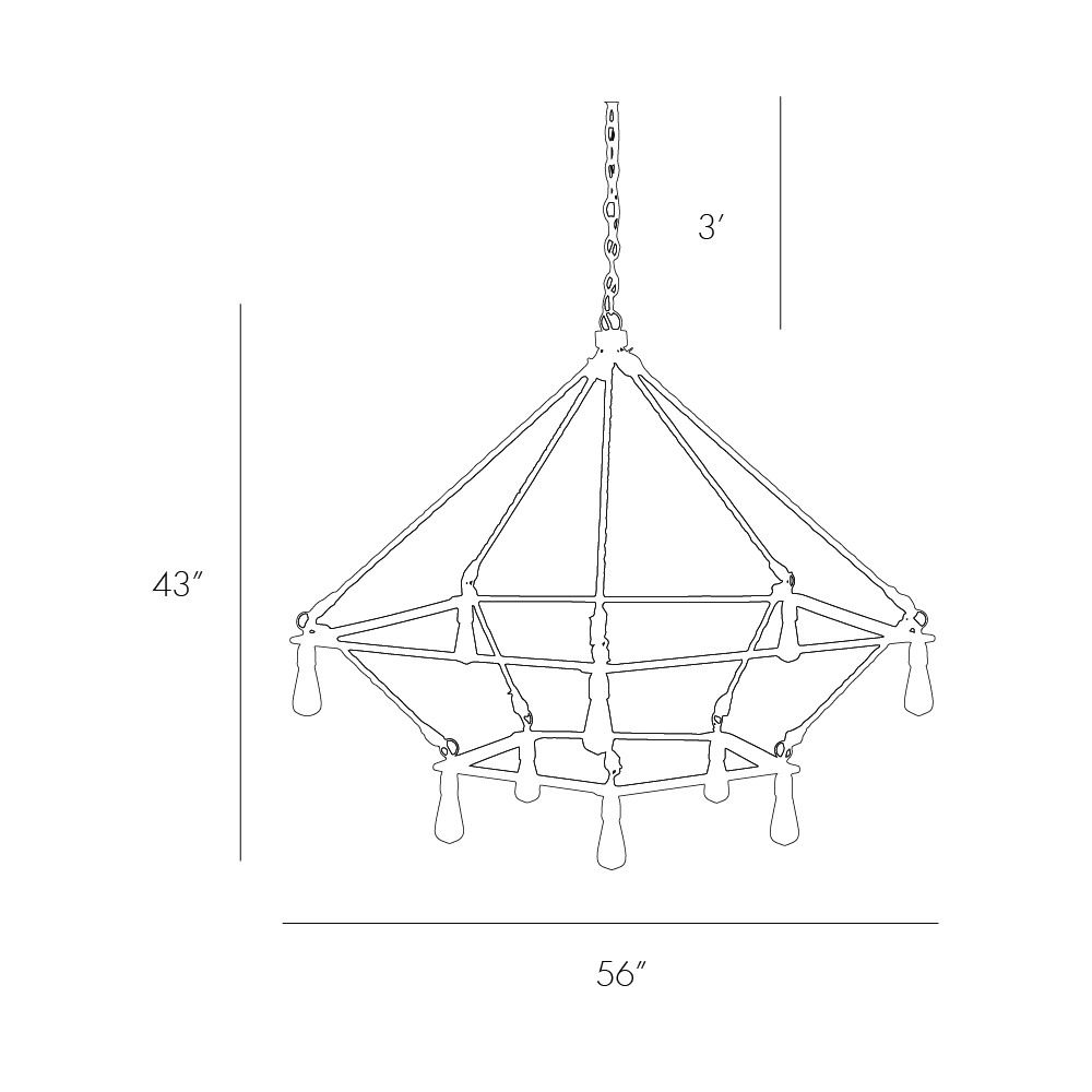 Люстра Arteriors MCINTYRE TWO TIERED CHANDELIER в Перми