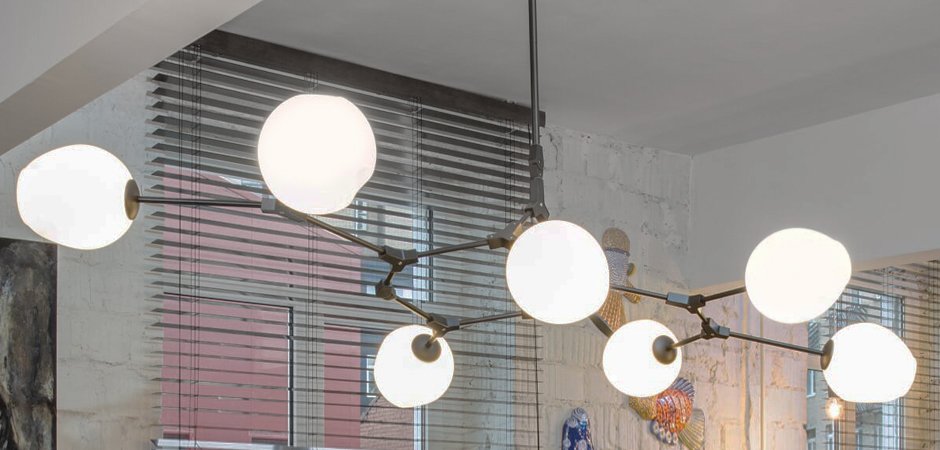 Люстра Сrumpled Bubble White Glass Люстра Сrumpled Bubble White Glass - Loft-Concept в Перми