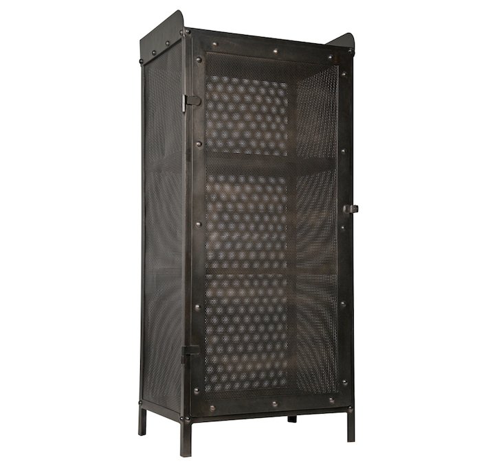 Буфет Industrial Loft Dark Metal Tall Cabinet Черный в Перми | Loft Concept 