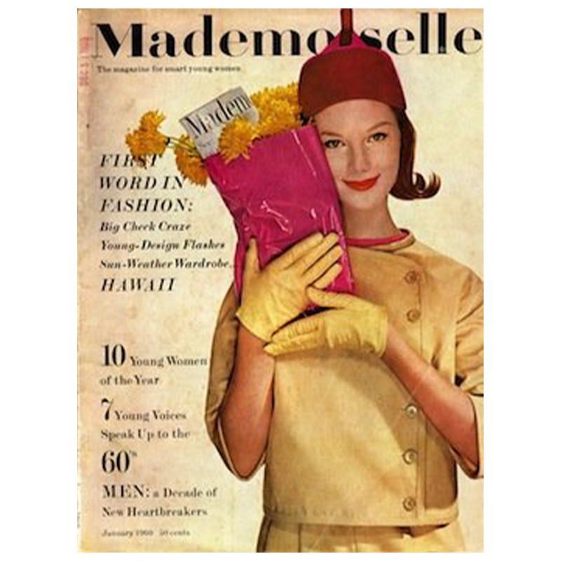 Постер Mademoiselle Cover 1960 January  в Перми | Loft Concept 