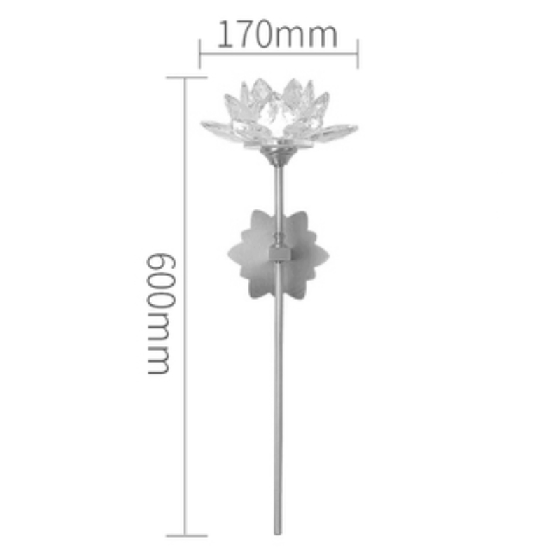 Бра Хрустальный Цветок Лотоса Lotus flower Wall Clear Glass D в Перми