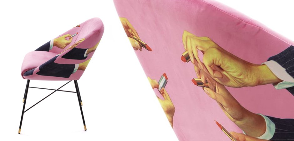 Кресло Seletti Padded Chair Lipsticks Pink Кресло Seletti Padded Chair Lipsticks Pink - Loft-Concept в Перми