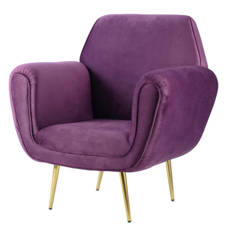 Кресло Lounge Chairs Gigi Radice purple Фиолетовый в Перми | Loft Concept 