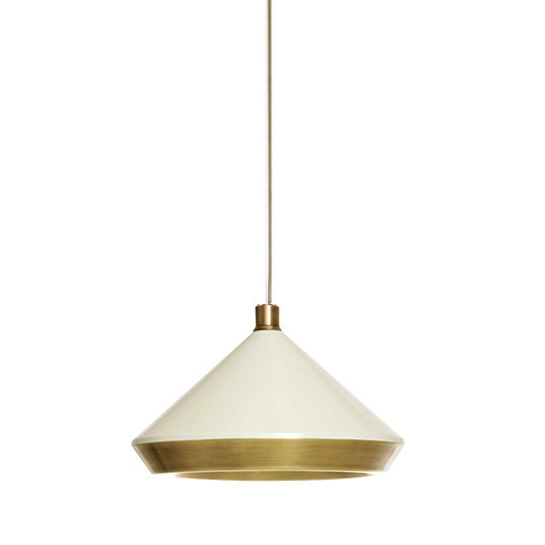 Подвесной светильник Bert Frank SHEAR Pendant белый Белый Золотой в Перми | Loft Concept 