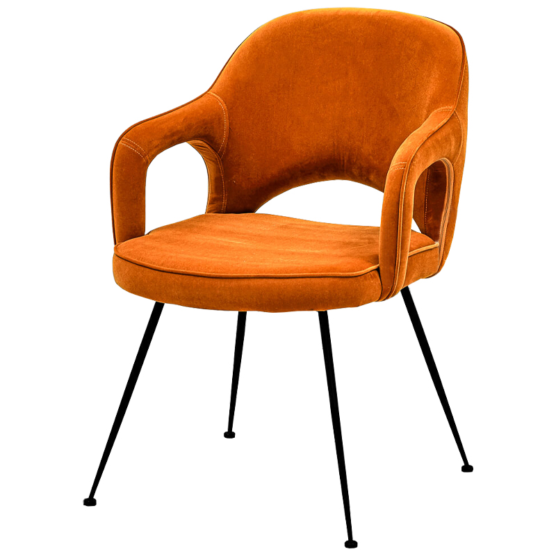 Стул Taube Stool Orange Оранжевый Черный в Перми | Loft Concept 