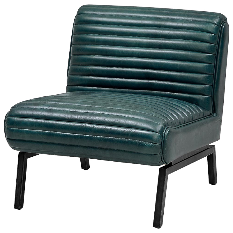 Кресло Gather Emerald Leather Chair Изумрудный в Перми | Loft Concept 