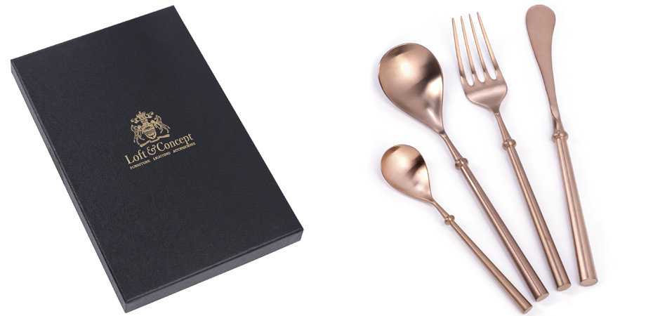 Столовые приборы Ring Handle Copper Столовые приборы Ring Handle Copper - Loft-Concept в Перми