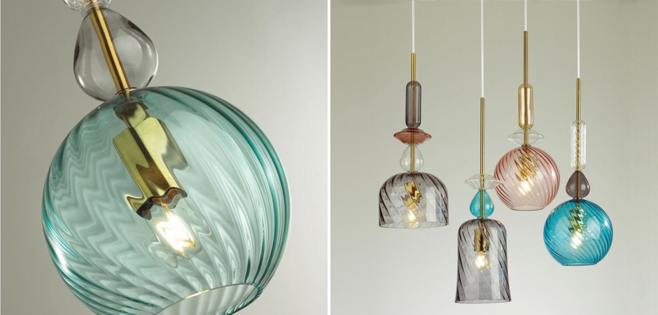 Подвесной Geometry Glass Бирюзовый Подвесной Geometry Glass Бирюзовый - Loft-Concept в Перми