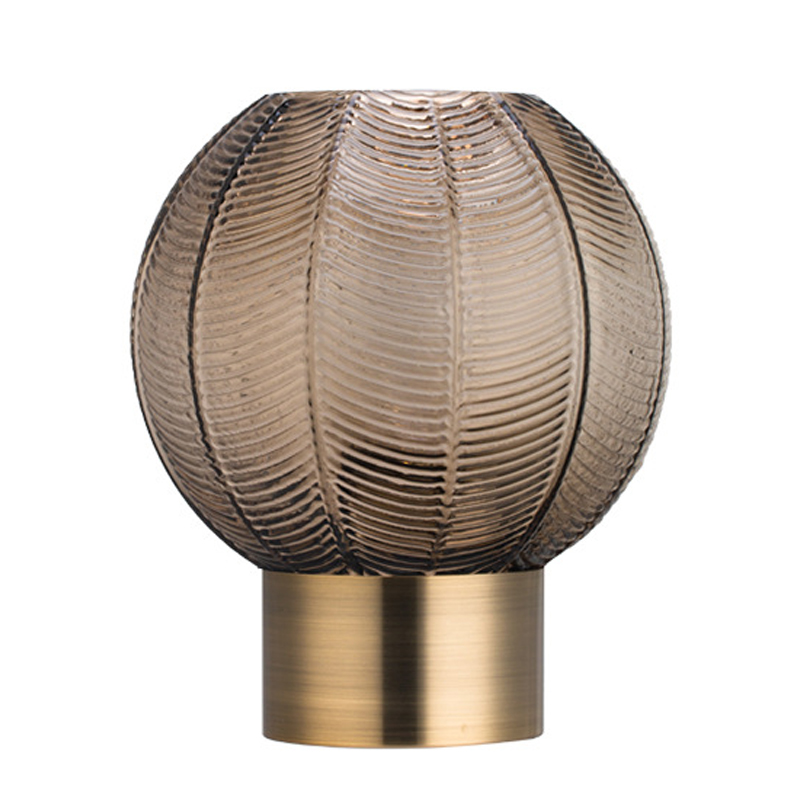 Ваза Vase Golden Throat Ball Gray Серый Глянцевое золото в Перми | Loft Concept 