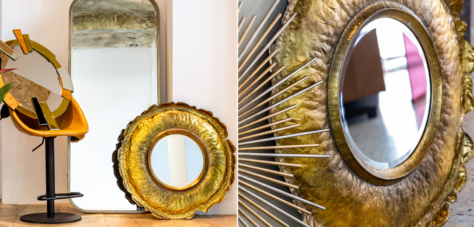 Зеркало Chlodio Golden Petals Mirror Зеркало Chlodio Golden Petals Mirror - Loft-Concept в Перми