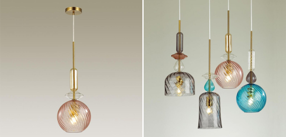 Подвесной Geometry Glass Розовый Подвесной Geometry Glass Розовый - Loft-Concept в Перми