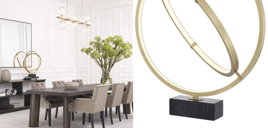 Настольная лампа Eichholtz Table Lamp Cassini Настольная лампа Eichholtz Table Lamp Cassini - Loft-Concept в Перми