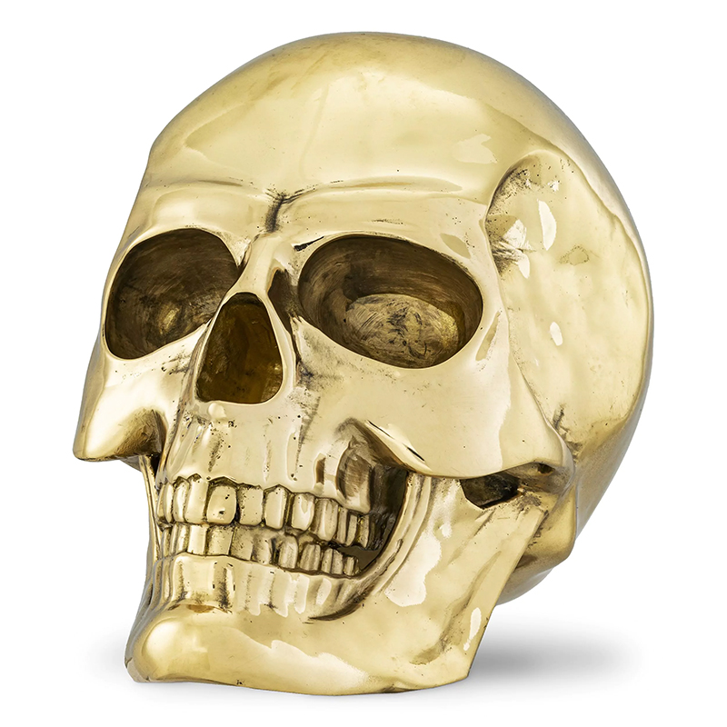 Статуэтка Philipp Plein Gold Skull Element Золотой в Перми | Loft Concept 