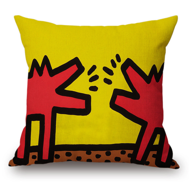 Подушка Keith Haring 1 Мульти в Перми | Loft Concept 