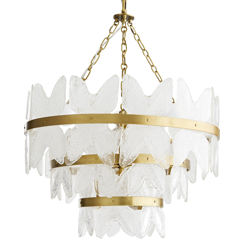 Люстра Arteriors MILLIE CHANDELIER Золотой Прозрачный в Перми | Loft Concept 